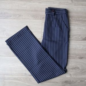 M Boutique Pinstripe Wide-Leg Pant